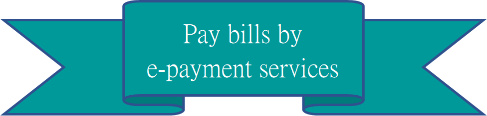 Pay bills by e-payment services